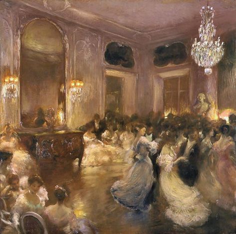 https://flic.kr/p/BwkzNx | latouche,  gaston de - The Ball | Gaston de Latouche  1854-1913  Frankrijk Gaston La Touche, Dance Paintings, Rennaissance Art, Fotografi Vintage, Art Ancien, People Dancing, Art Et Illustration, A4 Poster, Victorian Art