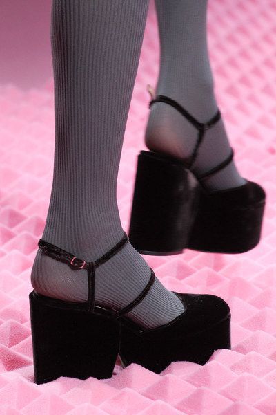 Heels And Socks, Mode Shoes, Catty Noir, Funky Shoes, Mary Katrantzou, Aesthetic Shoes, Crazy Shoes, Pretty Shoes, Dream Shoes