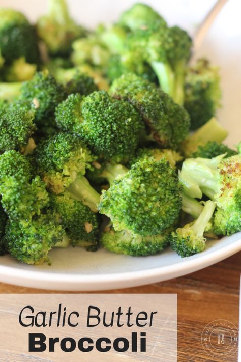 Broccoli Recipes Stove Top, Sauteed Broccoli Recipes, Garlic Butter Broccoli, Butter Broccoli, Seasoned Broccoli, Easy Garlic Butter, Broccoli Recipes Side Dish, Broccoli Side Dish, Broccoli Dishes