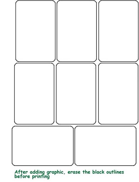 Printable+Blank+Playing+Cards Card Game Printable, How To Make Playing Cards, Card Game Template, Deck Of Cards Template, Card Game Template Design, Diy Deck Of Cards, Uno Card Template, Playing Card Template Free Printable, Printable Playing Cards Free Templates