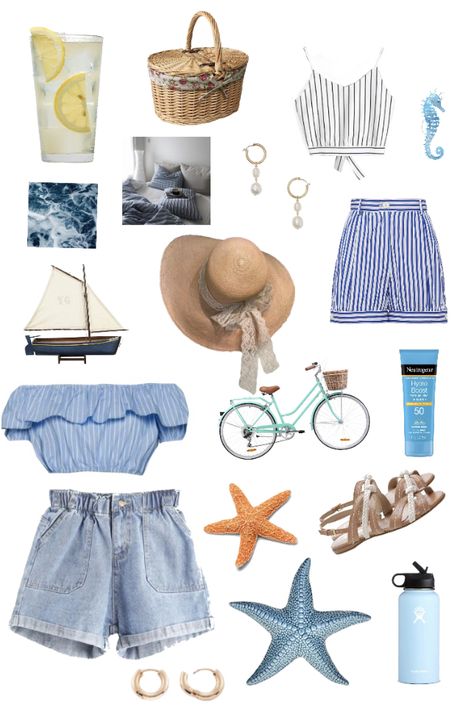 Ocean Outfit Ideas, Ocean Outfits Aesthetic, Ocean Theme Outfit, Ocean Core Outfits, Katara Outfit, Oceancore Outfit, Ocean Inspired Outfits, Ocean Aesthetic Outfit, Ocean Themed Outfits