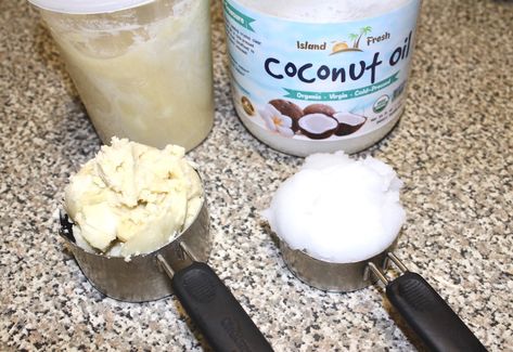 Shea Butter Diy, Coconut Oil Body Butter, Homemade Body Lotion, Shae Butter, Whipped Coconut Oil, Shea Butter Recipes, Coconut Oil Lotion, Homemade Coconut Oil, Coconut Oil Body