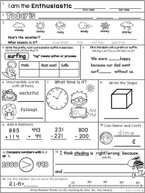 Summer School Worksheets, Third Grade Morning Work, Summer Math Worksheets, Summer Packet, Summer Homeschool, Homeschool Fun, Homework Worksheets, Summer Worksheets, Summer Math