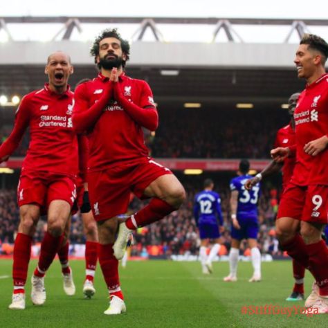 StiffGuyYogaUK on Instagram: “Liverpool’s Mohamed Salah celebrate his winning goal ⚽️ with tree pose #nailedit #stiffguyyoga #LFC #liverpool #liverpoolfc #athing…” Barcelona Champions League, Real Madrid Goal, Mohamed Salah Liverpool, Liverpool Captain, Cristiano Ronaldo Goals, Salah Liverpool, This Is Anfield, Club Chelsea, Chelsea Fans