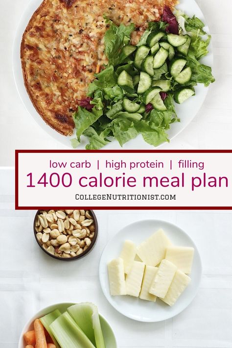 1400 Calorie High Protein, Low Carb Meal Plan with Pizza — The College Nutritionist 1400 Calorie Meal Plan, 1500 Calorie Meal Plan, High Protein Meal Plan, Protein Meal Plan, Lunch Box Bento, High Protein Meal Prep, Low Carb Meal Prep, Overnight Oat, High Protein Low Carb Recipes