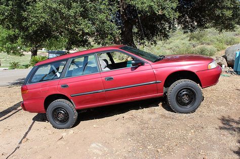 lifted subaru legacy | No rubbing anywhere, drives good. No road noise. 1999 Subaru Legacy Outback, Lifted Outback, Subaru Station Wagon, Outback Camping, Subaru Legacy Wagon, Lifted Subaru, Mom Mobile, Rump Roast, Low Riding