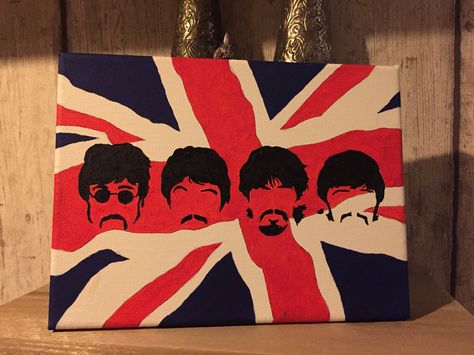 #15 THE BEATLES Beatles Painting Easy, The Beatles Painting Easy, The Beatles Painting, Beatles Painting, Beatles Wall Art, Beatles Gifts, Beatles Albums, Music Project, Musician Art