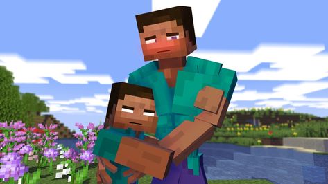 Herosteve HerobrinexSteve Stevebrine Herobrine And Steve, Steve X Herobrine, Cringe Compilation, Minecraft Comics, Ice Scream, Minecraft Steve, Minecraft Anime, Minecraft Wallpaper, Minecraft Art