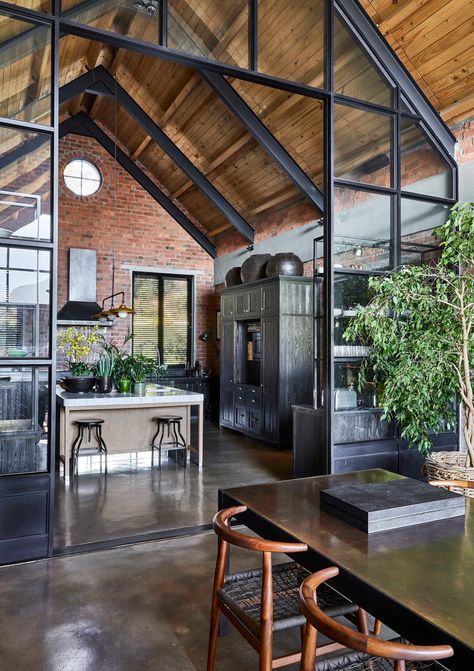 Contemporary Barn, Modern Barn, Industrial House, Architecture And Design, City House, Barn House, My Dream Home, Modern House Design, Orchestra