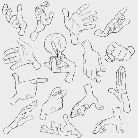 People Cartoon, Hand Gestures, Draw People, Hand Drawing Reference, Hand Reference, Cartoon Drawing, Figure Drawing Reference, Cartoon Character Design, Art Tutorials Drawing