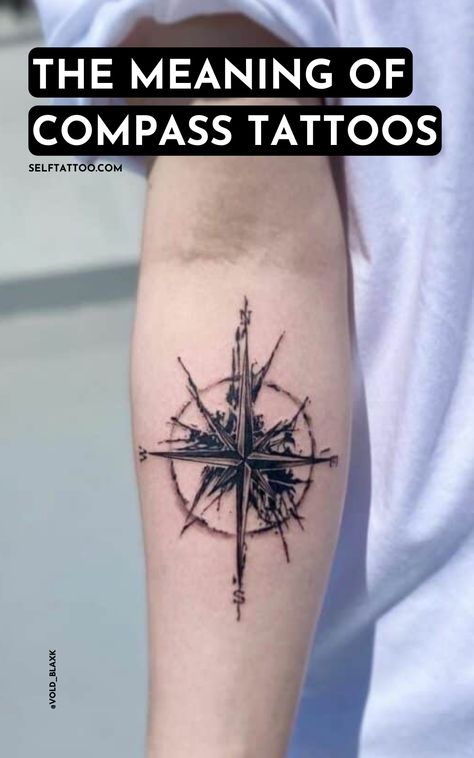 Are you looking for tattoo designs that represent wanderlust and going in the right direction in life? A compass tattoo can mean just that. Plus, there are a variety of tattoo designs out there to choose from. From mini tattoos with delicate, minimalist lines, to bold tattoos that take up space. A compass tattoo can also be a sailor tattoo, so it can be a great start to a nautical themed sleeve. Click here to find out more about compass tattoos and get some tattoo inspiration. Self Tattoo Time Compass Tattoo, Rustic Compass Tattoo, Native American Compass Tattoo, Tattoo Ideas Compass Unique, Norwegian Compass Tattoo, Compass Tattoo Feminine Half Sleeves, Mother Son Compass Tattoo, Men’s Compass Tattoo, Compas Tattoo Designs Men