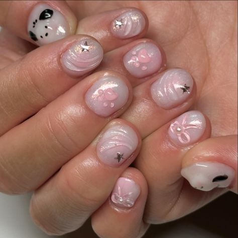 🐶 POCHACCO² 🐶 What’s cuter than one Pochacco? 2 Pochaccos ���🤣 I think having short nails with nail art is so fun! I’m particularly proud of my clients progress in her nail growth journey, it’s boosted my clients confidence and belief in herself so much! swipe to see the difference 😮‍💨 Achieving your nail goals requires a lot of teamwork between you and your nail tech. It really does take two to tango. Not only does it require a lot of skill from your nail tech to be able to remove and prep yo... Pochacco Nails, Really Short Nails Ideas, Nails With Nail Art, Really Short Nails, Cute Backgrounds For Iphone, Nail Goals, Korean Nails, Pretty Gel Nails, Nail Idea