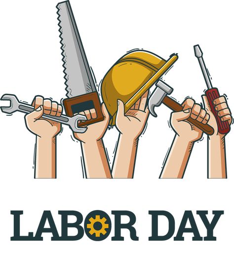 Labor Day Illustration, Labor Day Poster, خريطة ذهنية, Themed Christmas Tree, Paper Art Design, Protection Gear, Happy Labor Day, Best Resolution, Idul Fitri