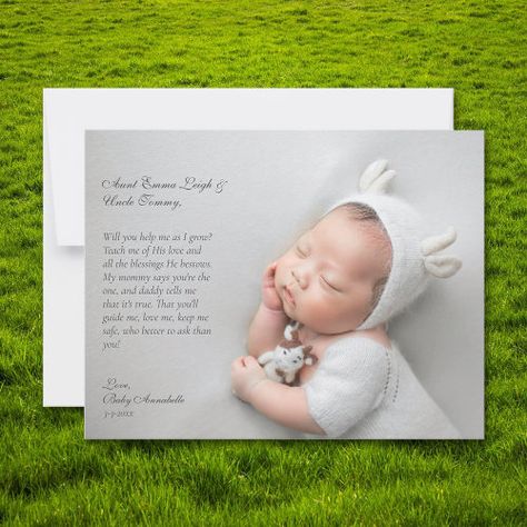 $2.57 | Godparent Proposal Modern Christian Poem #godparent proposal, godmother, godfather, christian poem, baby baptism, photo picture, modern, cute Godparent Proposal, Christian Poems, Keep Me Safe, Baby Baptism, Baptism Invitations, God Parents, Godmother, Sign Poster, Wedding Stationery