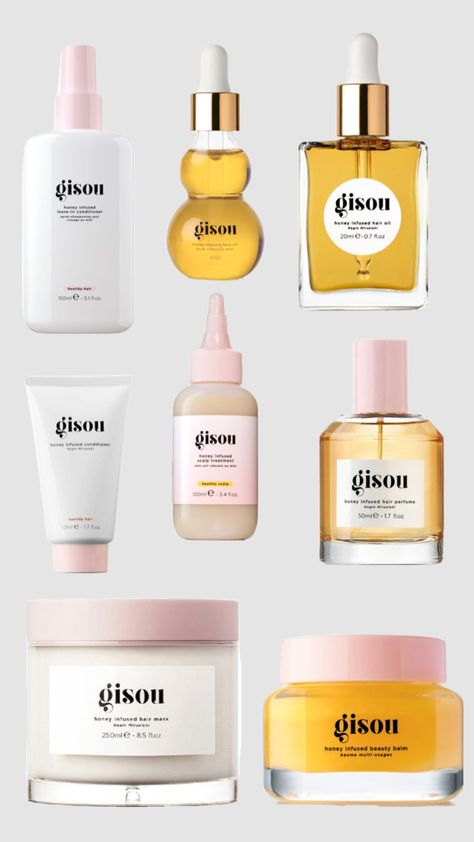 nice hair!! Gisou Hair Products #pinkpilatesprincessaesthetic #pinkaesthetic #gisou #hairproducts #healthyhair #gisouhair #gisoubeauty Gisou Hair, Hair Growth Tonic, Nice Hair, Beauty Balm, Favorite Skincare Products, Hair Perfume, Hydrating Mask, Body Skin Care Routine, Hair Care Routine