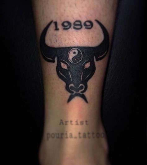 Taurus Tattoo Men, Male Taurus, Taurus Tattoo Designs, Taurus Tattoo, Insect Tattoo, Taurus Tattoos, Forarm Tattoos, Taurus Man, Pet Fox