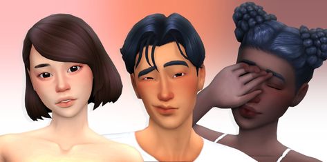 Probably Sleepy Body Blush, Sims 4 Skin Details, Sims 4 Skin, The Sims 4 Skin, Sims 4 Makeup, The Sims 4 Custom Content, Pelo Sims, Perfect Live, Sims 4 Body Mods