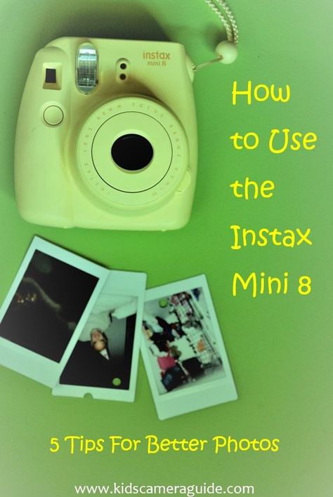 how to use the instax mini 8 - 5 essential tips that will help you take better photos How To Take Polaroid Selfies, Polaroid Tips, Instax Tips, Instax Mini Ideas, Instax Mini 7s, Instax Mini Camera, Fujifilm Instax Mini 8, Mini Polaroid, Ideas Pose