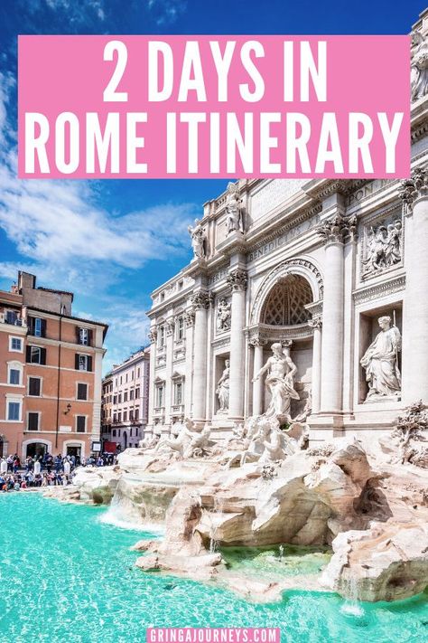 Here is the perfect 2 days in Rome itinerary, including the best way to see the Colosseum, the Palatine Hill and the Roman Forum, the Vatican, and more! | 2 day guided tour of rome | rome itinerary 2 days | places to visit in rome in 2 days | things to do in rome in 2 days | rome two day itinerary | two days in rome| how many days in rome | what to see in rome in 2 days | what to see when in rome | must see rome | what to do in rome in 2 days | rome 2 day itinerary Rome In Two Days, Must Do In Rome Italy, Rome Trip Itinerary, Things To See In Rome Italy, Two Days In Rome, Must Do In Rome, Rome What To See, Rome Must Do, Rome 2 Days