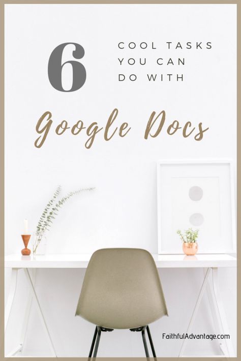 Here are 6 things you can accomplish using Google Docs that will save you time. #googledocs #google #wordprocessor #businesstips #faithfuladvantage Computer Shortcut Keys, Blog Writing Tips, Google Doc, Docs Templates, Computer Shortcuts, Cv Resume Template, Find Clients, Training Materials, Download Resume