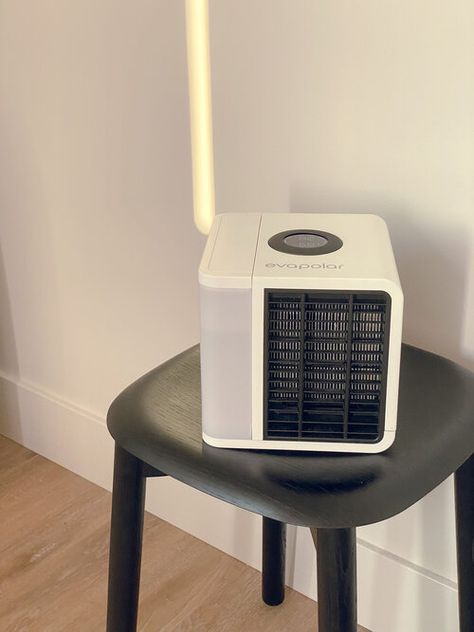 Diy Mini Air Conditioner, Small Ac Unit, Mini Ac, Ac Cooler, Room Air Conditioner Portable, Small Portable Air Conditioner, Portable Ac Unit, Black Stool, Portable Ac