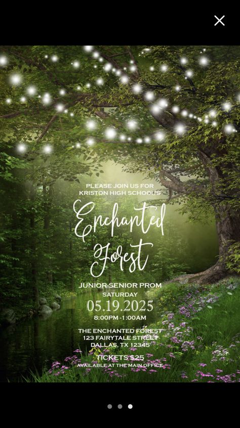 Enchanted Forest Wedding Invitations, Enchanted Forest Prom, Enchanted Forest Decorations, Forest Invitation, Forest Wedding Invitations, Fairytale Wedding Invitations, Enchanted Forest Party, Enchanted Forest Theme, Prom Themes