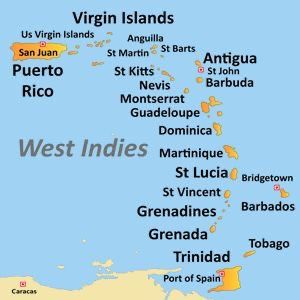 Caribbean Islands Map, Nevis West Indies, St Maarten, Bridgetown, Saint Vincent, Holiday Guide, St Vincent, Caribbean Travel, St Martin