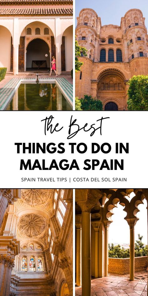 Discover the best of Malaga City! This Spain Travel Guide highlights must-see spots, perfect for your Spain Holiday. Dive into Spain Culture and explore places in Costa Del Sol Spain! Save this for your Spain Trip! Malaga City, Spain Holiday, Costa Del Sol Spain, Spain Trip, Spain Culture, Spain Travel Guide, Malaga Spain, Spain Holidays, Family Friendly Activities