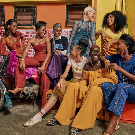 How Uoma Beauty Takes Inclusivity Further Than Foundation Shades | Allure Uoma Beauty, Group Photo Poses, Skincare Advice, Group Poses, Group Of Women, Group Photography, Shooting Photo, African Culture, Reference Photos