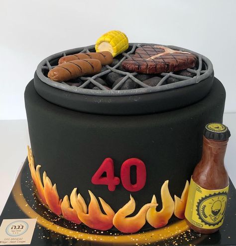 Barbecue Cake Ideas, Bbq Cakes For Men, Bbq Cake Ideas, Bbq Birthday Cake, Barbecue Cake, 60th Birthday Cake For Men, 30th Birthday Cakes For Men, Bbq Cake, 30 Cake