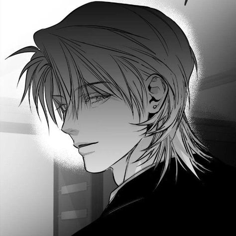 Anime Photo Profile Dark, Male Icon, Anime Boy Sketch, Animated Wallpapers For Mobile, Dark Anime Guys, Wallpaper Nature Flowers, Anime Shadow, Anime Monochrome, Anime Canvas