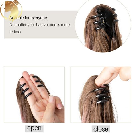 claw clip ponytail Claw Clip Under Ponytail, High Pony With Clip In Extensions, Clip In Extension Ponytail, Voluminous Claw Clip, Clip In Hair Extensions Luxy Hair, Body Wave Hair Extensions, Fake Hair, Ponytail Extension, Clip In Extensions