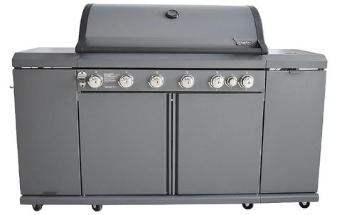 Center Kitchen Island, Bbq Tools Storage, Gas Barbecue Grill, Bbq Parties, Grill Outdoor, Prep Table, Cast Iron Griddle, Natural Gas Grill, Propane Gas Grill