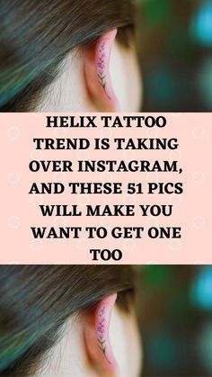 Helix Tattoo Ideas, Cartilage Tattoo, Ear Lobe Tattoo, Helix Tattoo, Inner Ear Tattoo, Behind Ear Tattoos, Cuff Tattoo, Usa Tattoo, Ear Tattoo Ideas