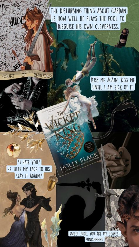 The Wicked King by Holly Black Wicked Book Series, The Wicked King, Wicked Book, Holly Black Books, Collage Book, Fantasy Books To Read, Book Wallpaper, Holly Black, Instagram Photo Inspiration