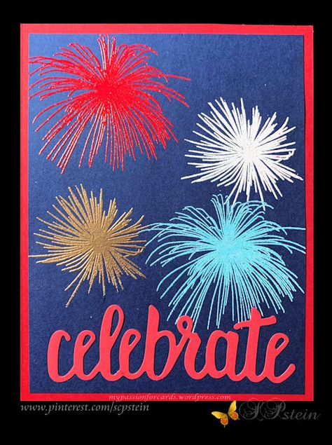 4th Of July Cards Ideas, 4th Of July Cards Handmade, 4th Of July Cards, Patriotic Cards, Happy Birthday America, July Birthday, 4th July, July 4, My Passion