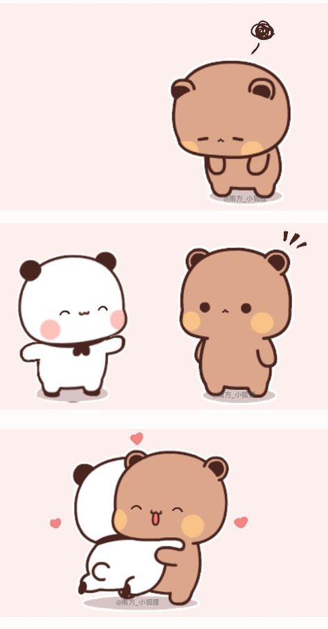 Dudu And Bubu Drawing, Bubu Dudu Cute Images, Bubu Dudu Couple Dp, Dudu Bubu Drawing, Dudu Bubu Wallpaper, Dudu Bubu Love, Bubu Wallpaper, Peachu Gomu, Cute Bear Couple