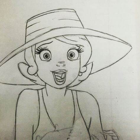 One of my favorite Disney characters, Charlotte Lebouff or Lottie from Princess and the Frog ✨ Princess And The Frog Sketches, Jasmine Princess Drawing, Sketch Ideas Disney, Animated Characters Drawings Cartoon, Drawing Disney Princesses, Princesses Drawing, Princess Tiana Sketch, Princess And The Frog Drawing Easy, Disney Sketch Ideas