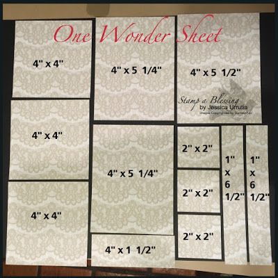 Stamp a Blessing: One Wonder Sheet Template 1 Card Measurements, Card Sketches Templates, Card Making Templates, I Am Learning, Loving People, Card Sketch, One Sheet Wonder, Sheet Template, Card Making Tips