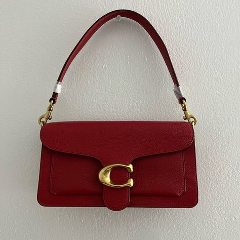 Coach Tabby Red Red Coach Purse, Coach Tabby, My Style Bags, Luxury Bags Collection, Handbag Essentials, Red Purse, Girly Bags, Red Bag, Red Purses