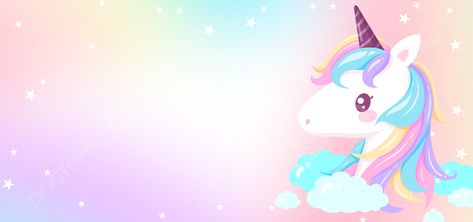 Unicorn Graphic Design, Unicorn Tarpaulin Background, Unicorn Background Wallpapers, Pink Unicorn Background, Zoom Illustration, Zoom Meeting Background, Cool Colorful Backgrounds, Wallpaper Unicorn, Dream Clouds