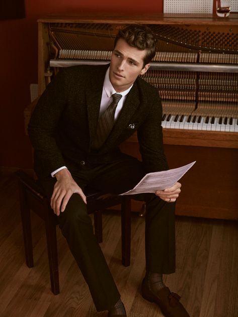 In My Words: Edward Wilding | Edward Wilding, Hugo Boss Suit, Handsome Older Men, Sheer Socks, Mens Dress Socks, African Beauty, Well Dressed Men, Fashion World, Dress For Success