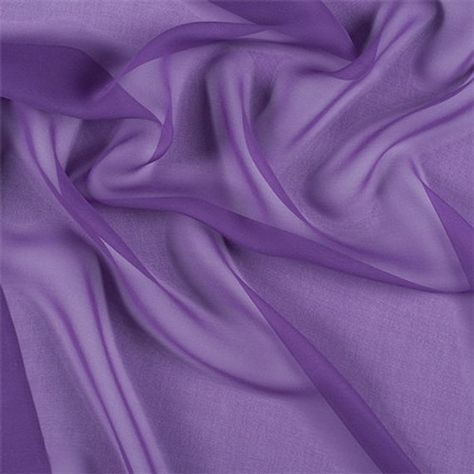 Violet Purple Silk Chiffon, Fabric By The Yard Silk Chiffon Fabric, Parisian Vibes, Club Color, Mood Fabrics, Dress Forms, Violet Purple, Purple Fabric, Muslin Fabric, Fabric Bolts