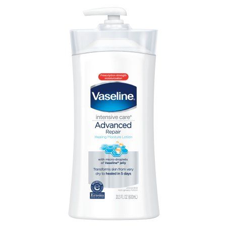 Vaseline Intensive Care Body Lotion Advanced Repair Unscented 20.3 oz Unscented Body Lotion, Vaseline Intensive Care, Severe Dry Skin, Unscented Lotion, Vaseline Jelly, Extremely Dry Skin, Dry Skin Remedies, Extra Dry Skin, Lotion For Dry Skin