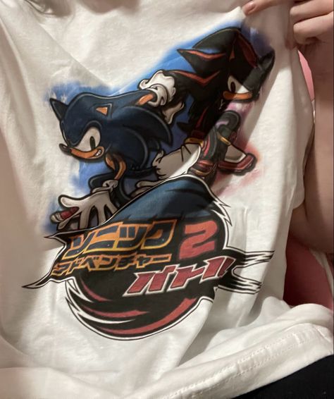 Shadow The Hedgehog Shirt, Sonic Outfit Ideas, Sonic Outfit, Sonic The Hedgehog Shirt, Sonic Shirt, Sonic T Shirt, Sonic Aesthetic, Silly Clothes, Envy Clothing