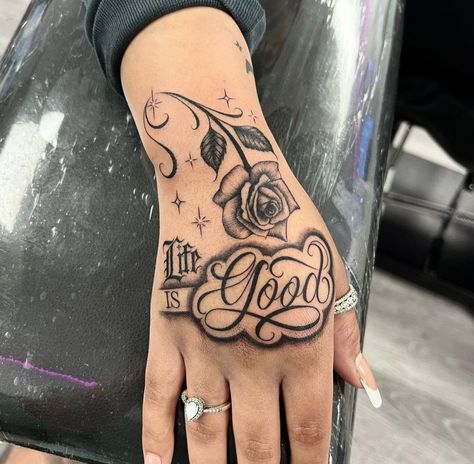 Cholo Tattoo, Shen Long Tattoo, Word Tattoo Ideas, Grunge Tattoo, Finger Tattoo For Women, Word Tattoo, Pretty Hand Tattoos, Mommy Tattoos, Butterfly Tattoos For Women