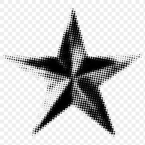 Punk Png Aesthetic, Black Star Png, Star Transparent Png, Transparent Icons, Png Star, Pixel Png, Star Png, Halftone Design, Aesthetic Star