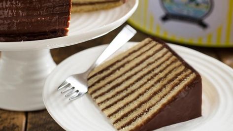 Maryland Smith Island Cake, Little Layer Chocolate Cake, Smith Island Cake Recipe Maryland, Mccain Deep And Delicious Cake Recipe, 7 Layer Chocolate Cake Old Fashion, 7 Layer Cake Recipe, Multi Layer Cake Recipes, 20 Layer Cake, Seven Layer Cake Recipe