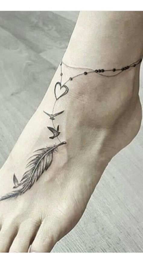 Anklet Tattoos For Women, Cute Ankle Tattoos, Mum Tattoo, Wrist Bracelet Tattoo, Small Chest Tattoos, Ankle Bracelet Tattoo, Ankle Tattoo Designs, Ankle Tattoos For Women, Ankle Tattoos