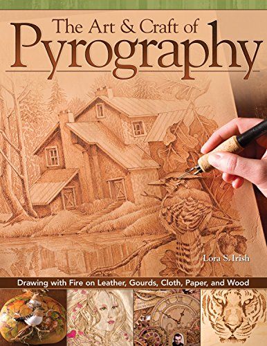 The Art  Craft of Pyrography Drawing with Fire on Leather Gourds Cloth Paper and Wood Fox Chapel Publishing More Than 40 Patterns StepbyStep Projects and Expert Advice from Lora S Irish * Continue to the product at the image link. (This is an affiliate link) Wood Burning Tips, Wood Fox, Wood Burning Techniques, Book Page Wreath, Pyrography Patterns, Wood Burning Tool, Beginner Crafts, Woodburning Projects, Pyrography Art